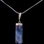 Fluorite Evil Eye EMF Protection Crystals and Stones Silver Chain Necklace Gifts for Women & Men