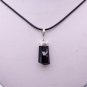 Black Tourmaline EMF Evil Eye Protection Crystals and Healing Stones Pendant Necklace Jewelry Box.