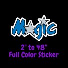 Orlando Magic Full Color Vinyl Decal | Hydroflask decal | Cornhole decal 4