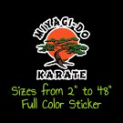 Kobra Kai Full Color Vinyl Decal | Hydroflask decal | Cornhole decal 3