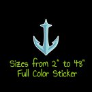 Seattle Kraken Full Color Vinyl Decal | Hydroflask decal | Cornhole decal 2