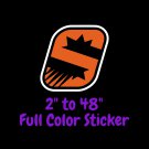 Phoenix Suns Full Color Vinyl Decal | Hydroflask decal | Cornhole decal 7