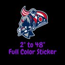 Columbus Blue Jackets Full Color Vinyl Decal | Hydroflask decal Cornhole decal 4