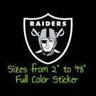 Las Vegas Raider Full Color Vinyl Decal | Hydroflask decal | Cornhole decal 1