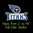 Tennessee Titans Full Color Vinyl Decal | Hydroflask decal | Cornhole decal 4