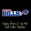 Buffalo Bills Full Color Vinyl Decal | Hydroflask decal | Cornhole decal 9