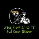 Jacksonville Jaguars Full Color Vinyl Decal | Hydroflask decal Cornhole decal 1