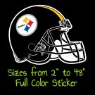 Pittsburgh Steelers Full Color Vinyl Decal | Hydroflask decal | Cornhole decal 8