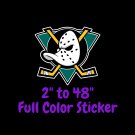 Anaheim Ducks Full Color Vinyl Decal | Hydroflask decal | Cornhole decal 5