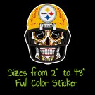 Pittsburgh Steelers Full Color Vinyl Decal | Hydroflask decal Cornhole decal 12