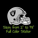 Las Vegas Raider Full Color Vinyl Decal | Hydroflask decal | Cornhole decal 2