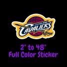 Cleveland Cavaliers Full Color Vinyl Decal | Hydroflask decal | Cornhole decal 4