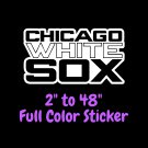 Chicago White Sox Full Color Vinyl Decal | Hydroflask decal | Cornhole decal 4