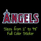 Los Angeles Angels Full Color Vinyl Decal | Hydroflask decal | Cornhole decal 3