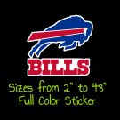 Buffalo Bills Full Color Vinyl Decal | Hydroflask decal | Cornhole decal 2