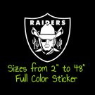 Las Vegas Raiders Full Color Vinyl Decal | Hydroflask decal | Cornhole decal 4