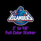 New York Islanders Full Color Vinyl Decal | Hydroflask decal | Cornhole decal 2