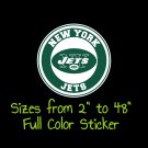 New York Jets Full Color Vinyl Decal | Hydroflask decal | Cornhole decal 5