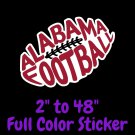 Alabama Crimsontide Full Color Vinyl Decal | Hydroflask decal  Cornhole decal 16
