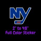 New York Islanders Full Color Vinyl Decal | Hydroflask decal | Cornhole decal 1