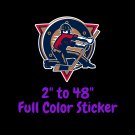 Edmonton Oilers Full Color Vinyl Decal | Hydroflask decal | Cornhole decal 2