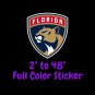 Florida Panthers Full Color Vinyl Decal | Hydroflask decal | Cornhole decal 6