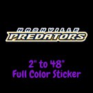 Nashville Predators Full Color Vinyl Decal | Hydroflask decal | Cornhole decal 5