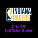 Indiana Pacers Full Color Vinyl Decal | Hydroflask decal | Cornhole decal 2