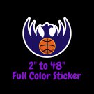 Phoenix Suns Full Color Vinyl Decal | Hydroflask decal | Cornhole decal 6