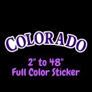 Colorado Rockies Full Color Vinyl Decal | Hydroflask decal | Cornhole decal 5