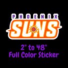 Phoenix Suns Full Color Vinyl Decal | Hydroflask decal | Cornhole decal 5