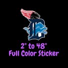 Detroit Tigers Full Color Vinyl Decal | Hydroflask decal | Cornhole decal 5