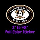 Anaheim Ducks Full Color Vinyl Decal | Hydroflask decal | Cornhole decal 3