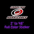 Carolina Hurricanes Full Color Vinyl Decal | Hydroflask decal | Cornhole decal 3
