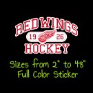 Detroit Red Wings Full Color Vinyl Decal | Hydroflask decal | Cornhole decal 5