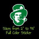 Boston Celtics Full Color Vinyl Decal | Hydroflask decal | Cornhole decal 4