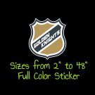 Vegas Golden Knights Full Color Vinyl Decal | Hydroflask decal Cornhole decal 10