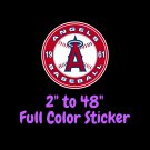 Los Angeles Angels Full Color Vinyl Decal | Hydroflask decal | Cornhole decal 4