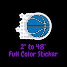 Orlando Magic Full Color Vinyl Decal | Hydroflask decal | Cornhole decal 2