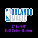 Orlando Magic Full Color Vinyl Decal | Hydroflask decal | Cornhole decal 3