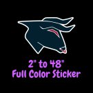 Houston Texans Full Color Vinyl Decal | Hydroflask decal | Cornhole decal 3
