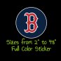 Boston Red Sox Full Color Vinyl Decal | Hydroflask decal | Cornhole decal 4