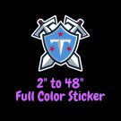 Tennessee Titans Full Color Vinyl Decal | Hydroflask decal | Cornhole decal 6