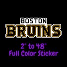 Boston Bruins Full Color Vinyl Decal | Hydroflask decal | Cornhole decal 6