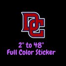 Washington Nationals Full Color Vinyl Decal | Hydroflask decal Cornhole decal 2