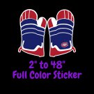 Montreal Canadiens Full Color Vinyl Decal | Hydroflask decal | Cornhole decal 4