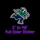 Vancouver Canucks Full Color Vinyl Decal | Hydroflask decal | Cornhole decal 1