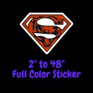 Chicago Bears Full Color Vinyl Decal | Hydroflask decal | Cornhole decal 3
