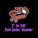 Detroit Tigers Full Color Vinyl Decal | Hydroflask decal | Cornhole decal 3