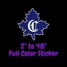 Montreal Canadiens Full Color Vinyl Decal | Hydroflask decal | Cornhole decal 6